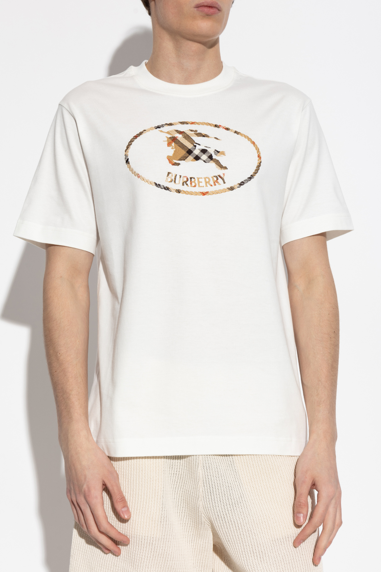 White T-shirt 'Seth' Burberry - Vitkac GB